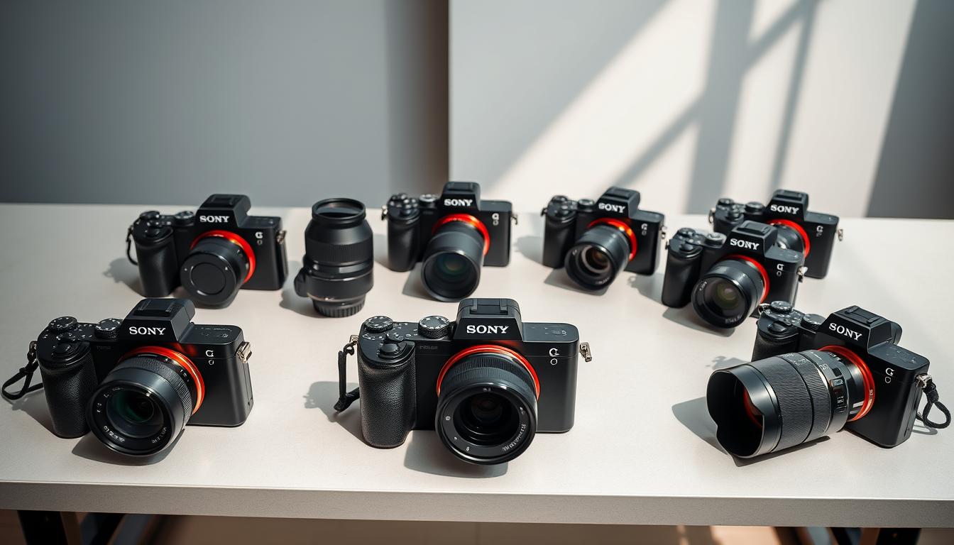 câmeras mirrorless sony